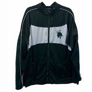 CHARLES RIVER MENS XL IRISH SHAMROCK TRACK FULL ZIP ATHLETIC JACKET